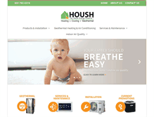 Tablet Screenshot of houshhomeenergy.com